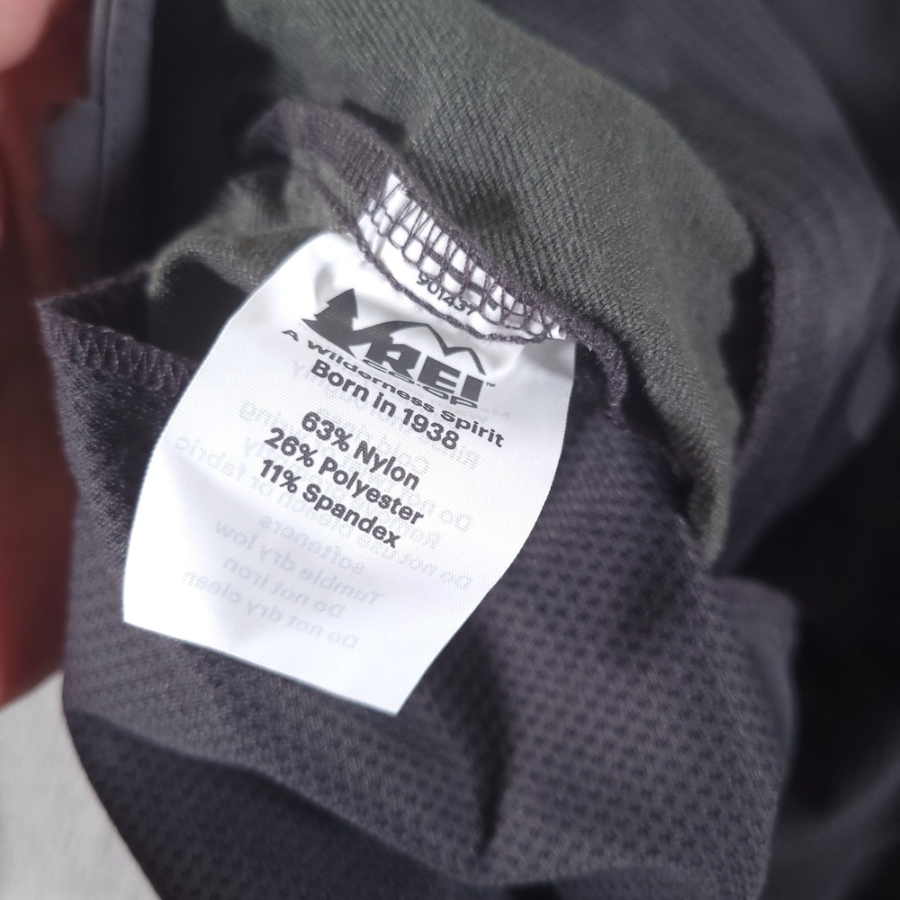 REI Co-op Activator Pants Mens 36x32 Gray Nylon Stretch Hiking Performance Cargo - Picture 8 of 9